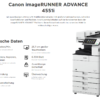 Canon iR ADVANCE 4551i Technische Daten